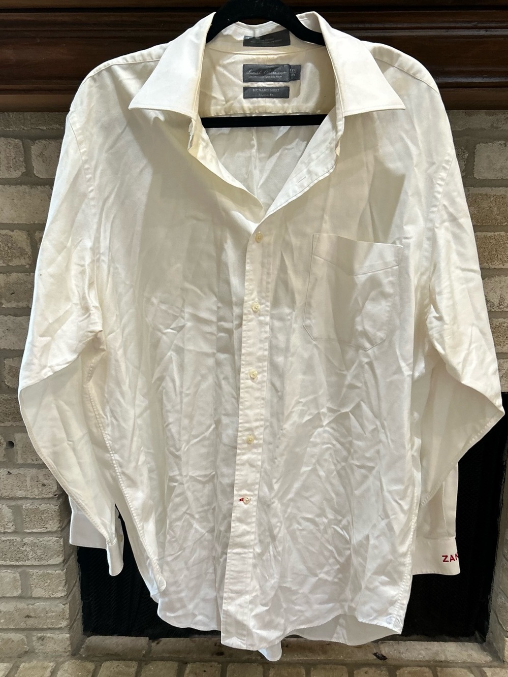 Daniel Cremieux White Long-Sleeve Dress Shirt EUC